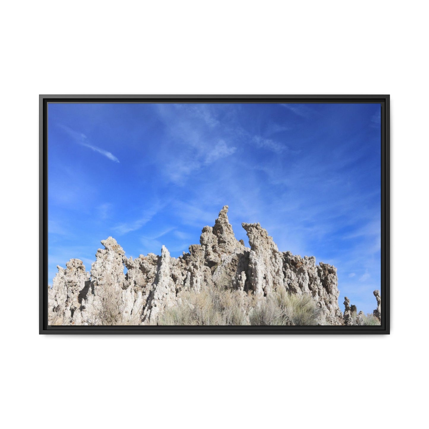 Frozen Sentinels - Unique Stretched Canvas Wall Art