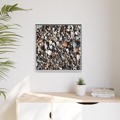 Stones and Soil - Unique Stretched Canvas Wall Art