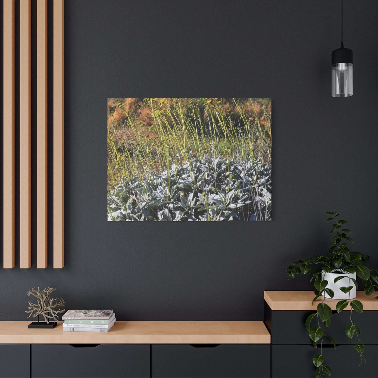 Desert Wildflowers in Bloom - Unique Frameless Canvas Wall Art - Art By Earth