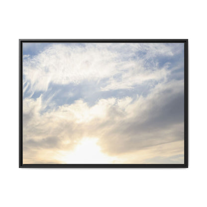 Sky's Ethereal Whisper - Unique Stretched Canvas Wall Art - Art By Earth