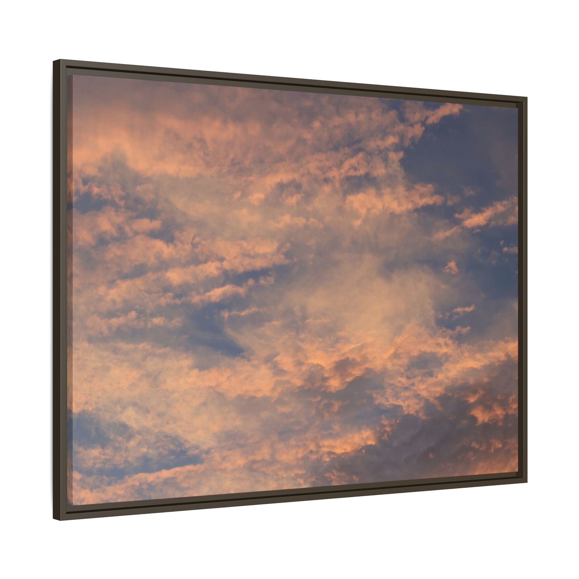 Sunset's Ethereal Canvas - Unique Stretched Canvas Wall Art - Art By Earth