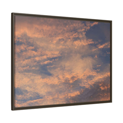 Sunset's Ethereal Canvas - Unique Stretched Canvas Wall Art - Art By Earth