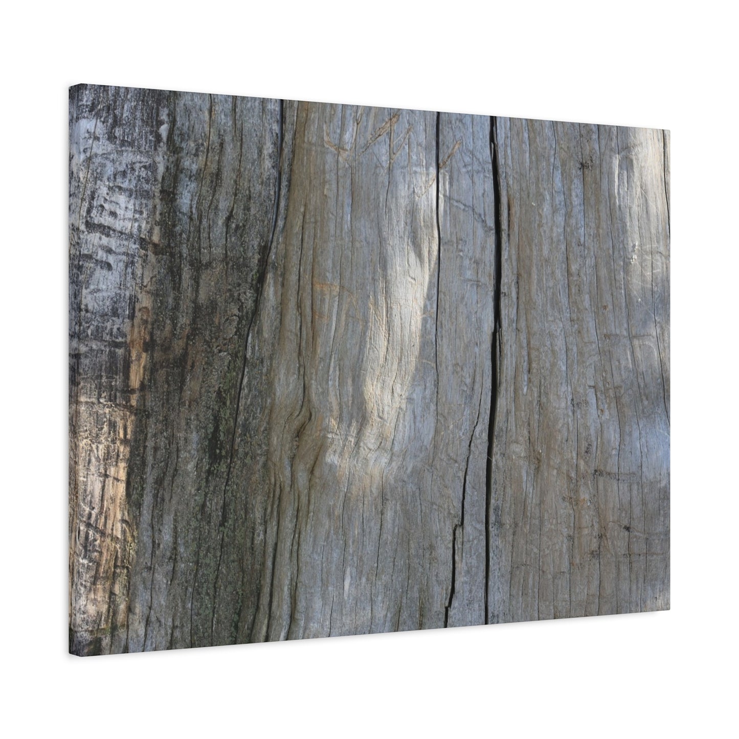 Time's Carved Patterns - Unique Frameless Canvas Wall Art