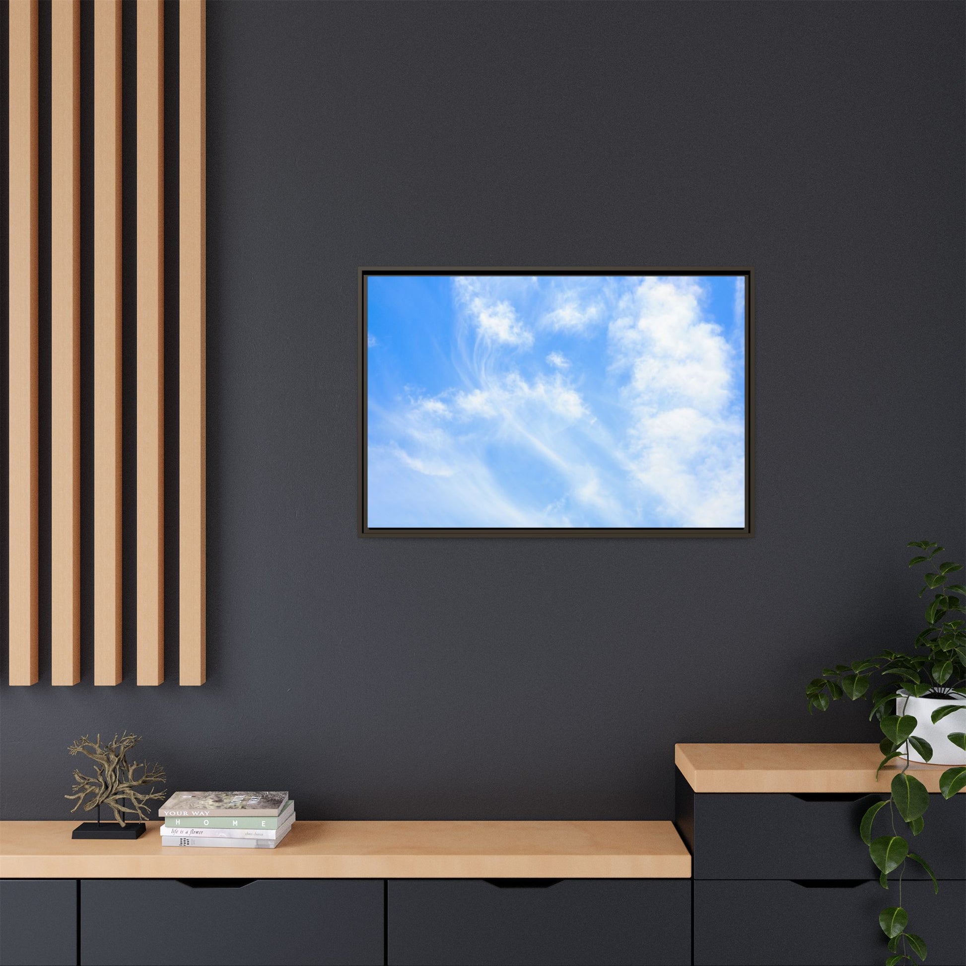 Azure Dreaming - Unique Stretched Canvas Wall Art - Art By Earth