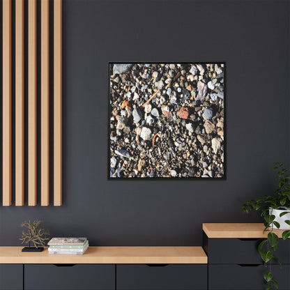Stones and Soil - Unique Stretched Canvas Wall Art