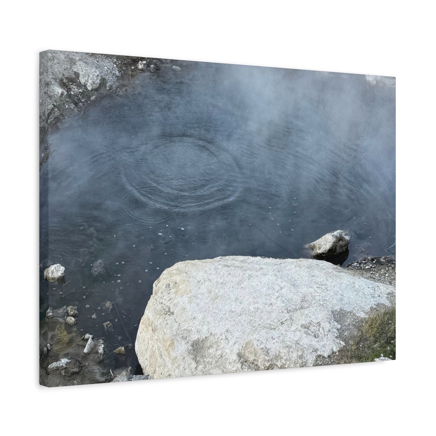 Echoes of Stone and Mist - Unique Frameless Canvas Wall Art