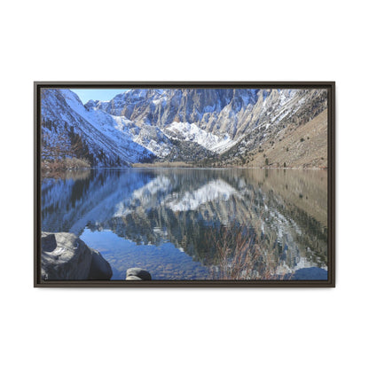Reflections of Stillness - Unique Stretched Canvas Wall Art