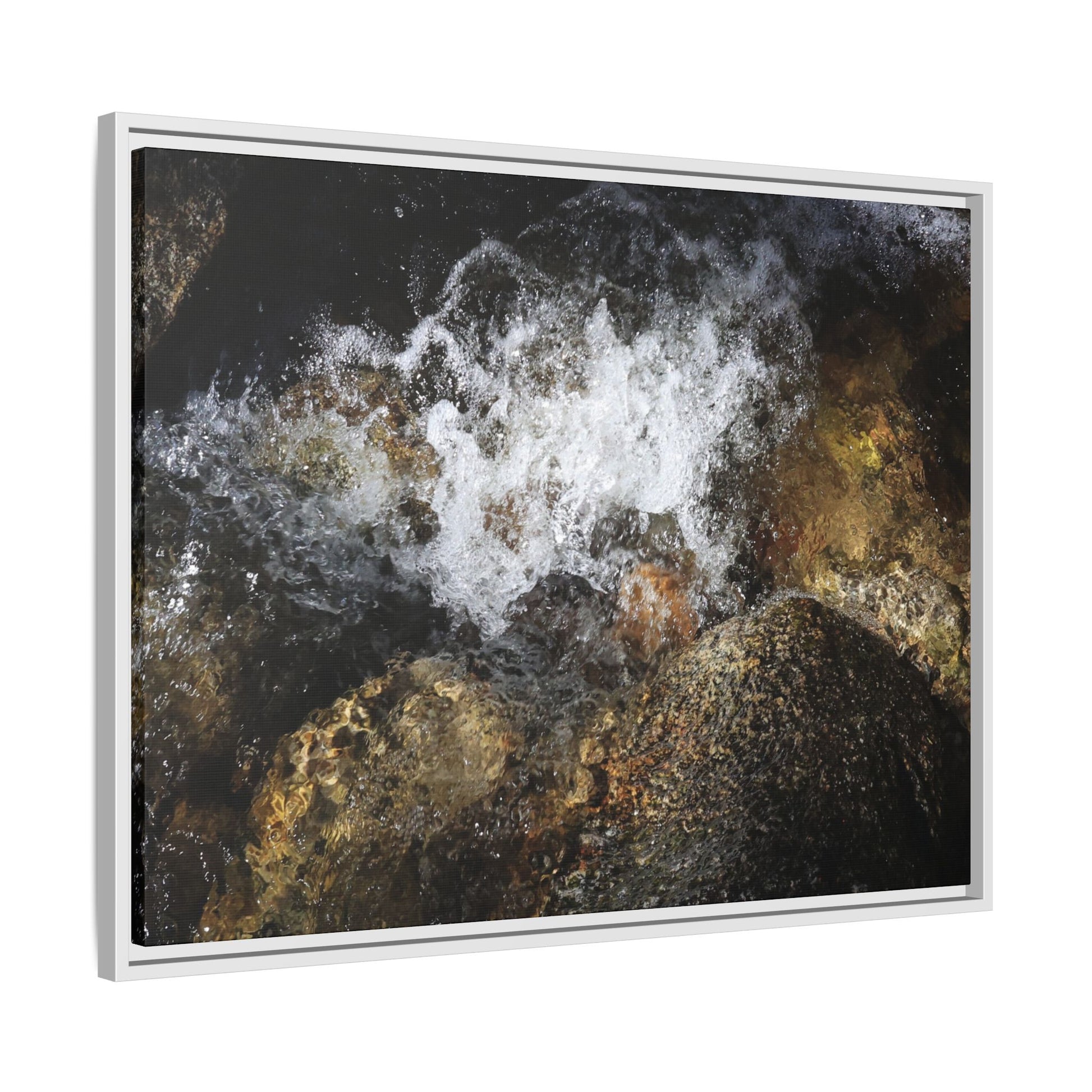 Cascading Momentum - Unique Stretched Canvas Wall Art - Art By Earth