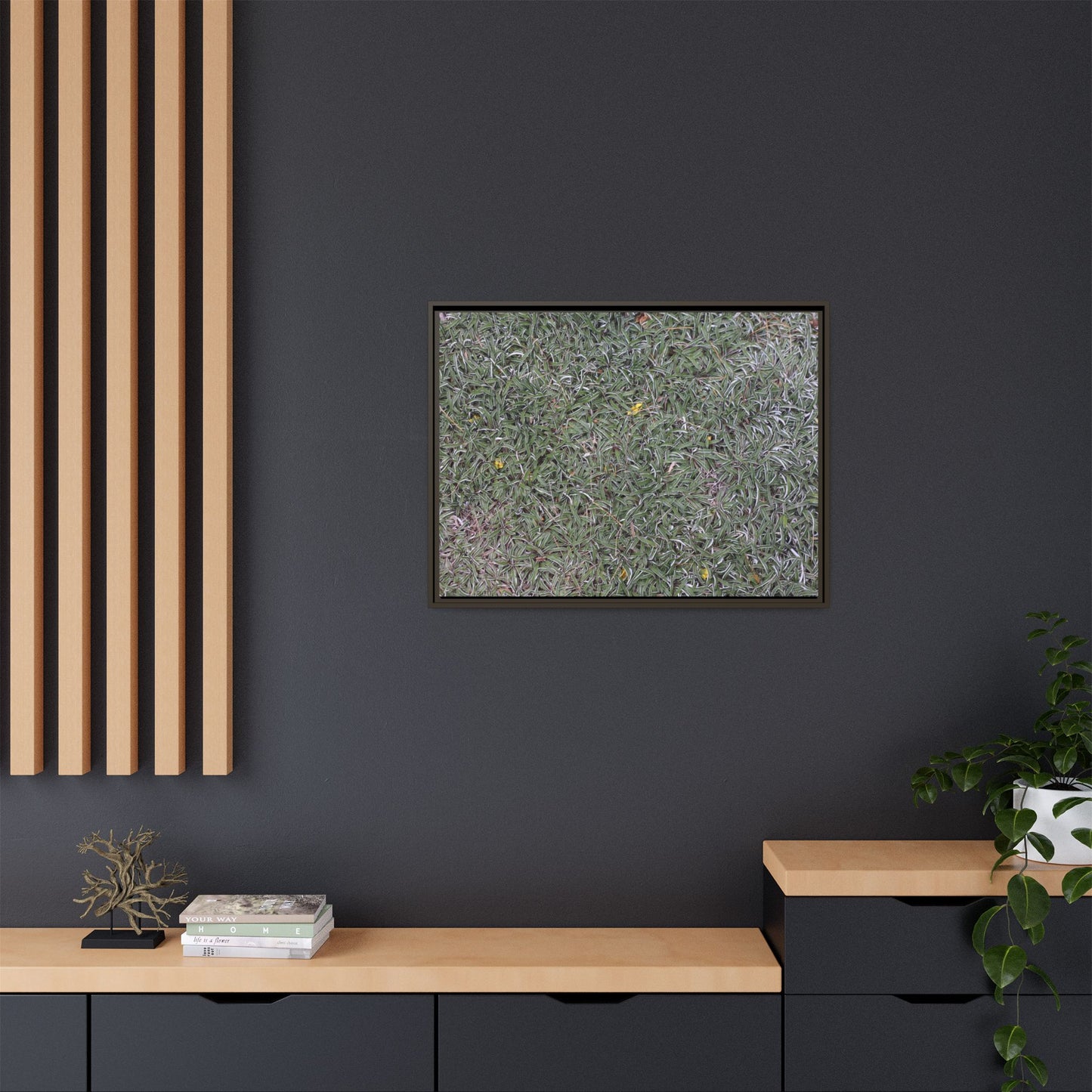 Grassy Texture - Unique Stretched Canvas Wall Art - Art By Earth