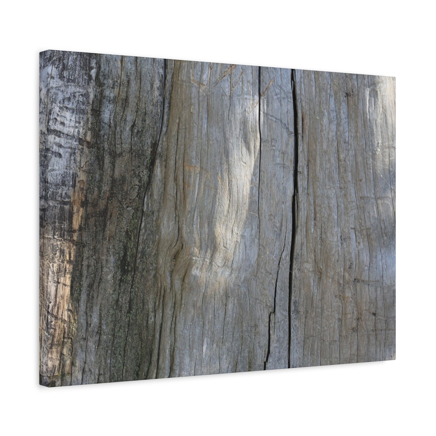 Time's Carved Patterns - Unique Frameless Canvas Wall Art