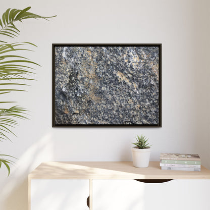 Crystalline Echoes - Unique Stretched Canvas Wall Art - Art By Earth