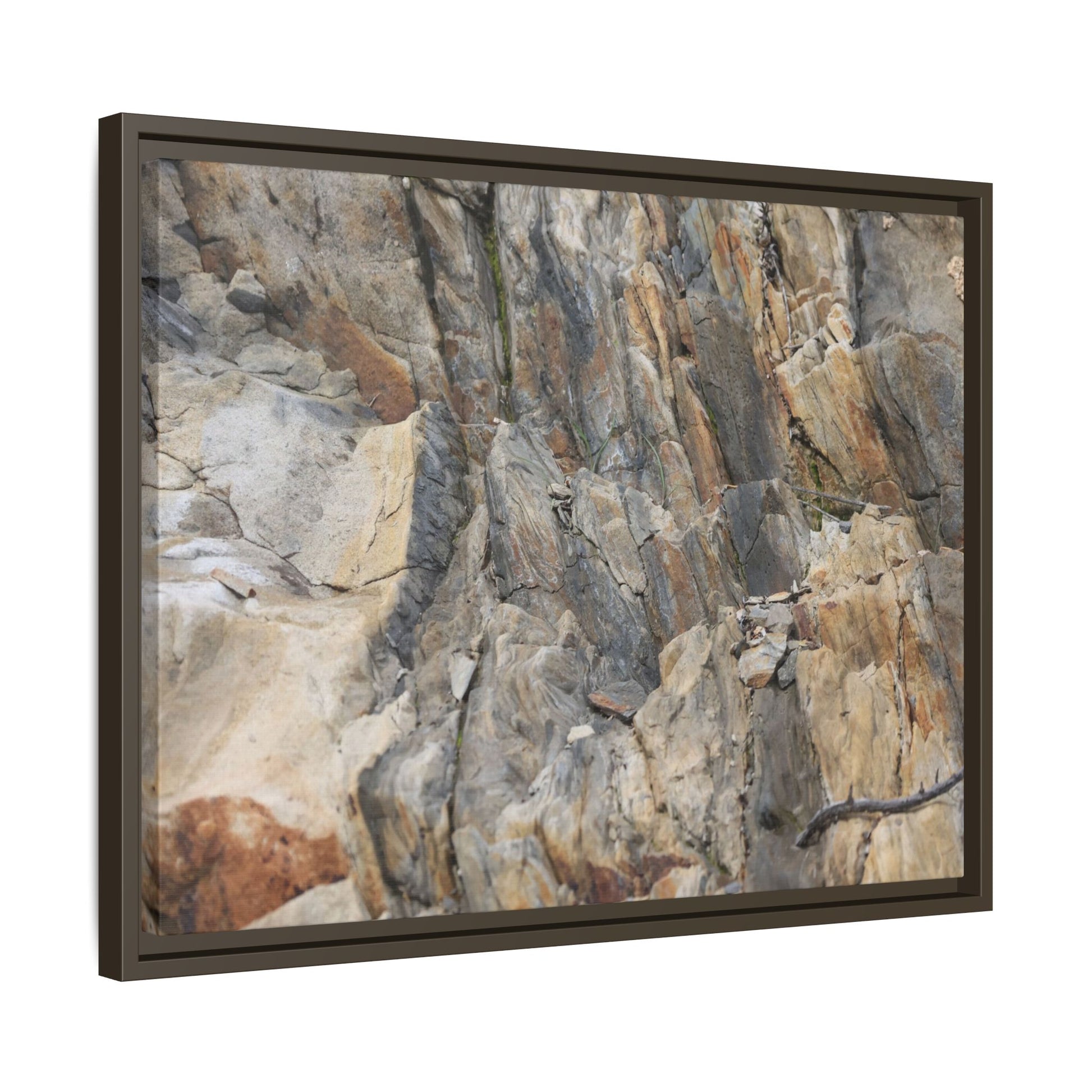 Stone's Silent Symphony - Unique Stretched Canvas Wall Art - Art By Earth