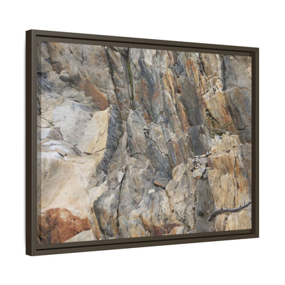 Stone's Silent Symphony - Unique Stretched Canvas Wall Art - Art By Earth