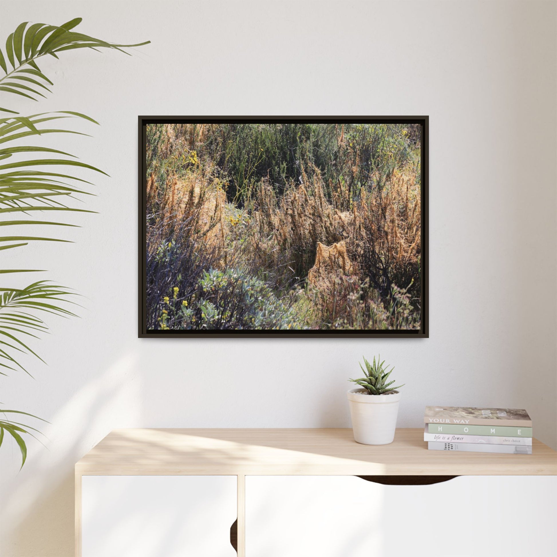 Drought-Stricken Landscape - Unique Stretched Canvas Wall Art - Art By Earth