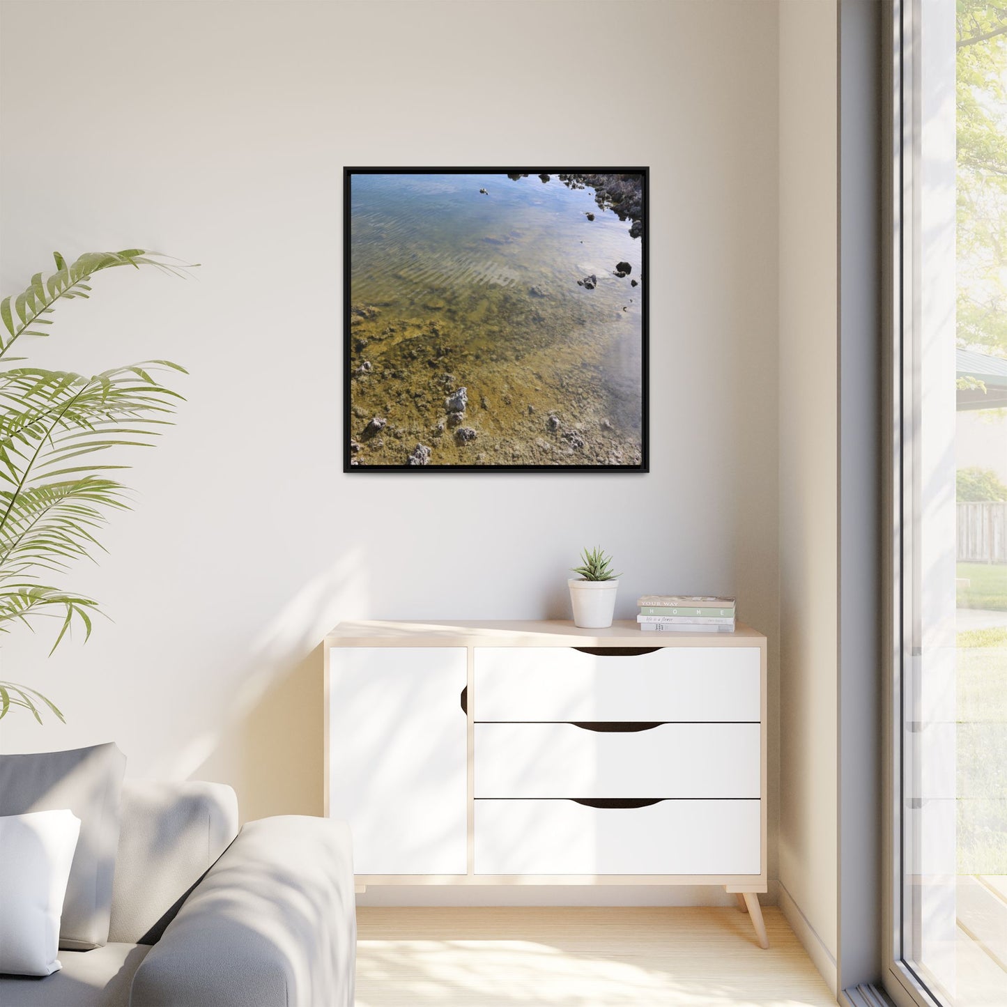 Ripples of Stone - Unique Stretched Canvas Wall Art