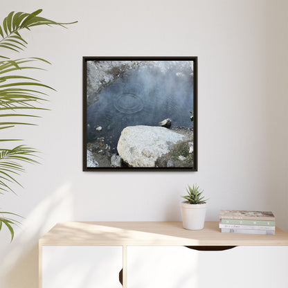 Ripples of Silence - Unique Stretched Canvas Wall Art