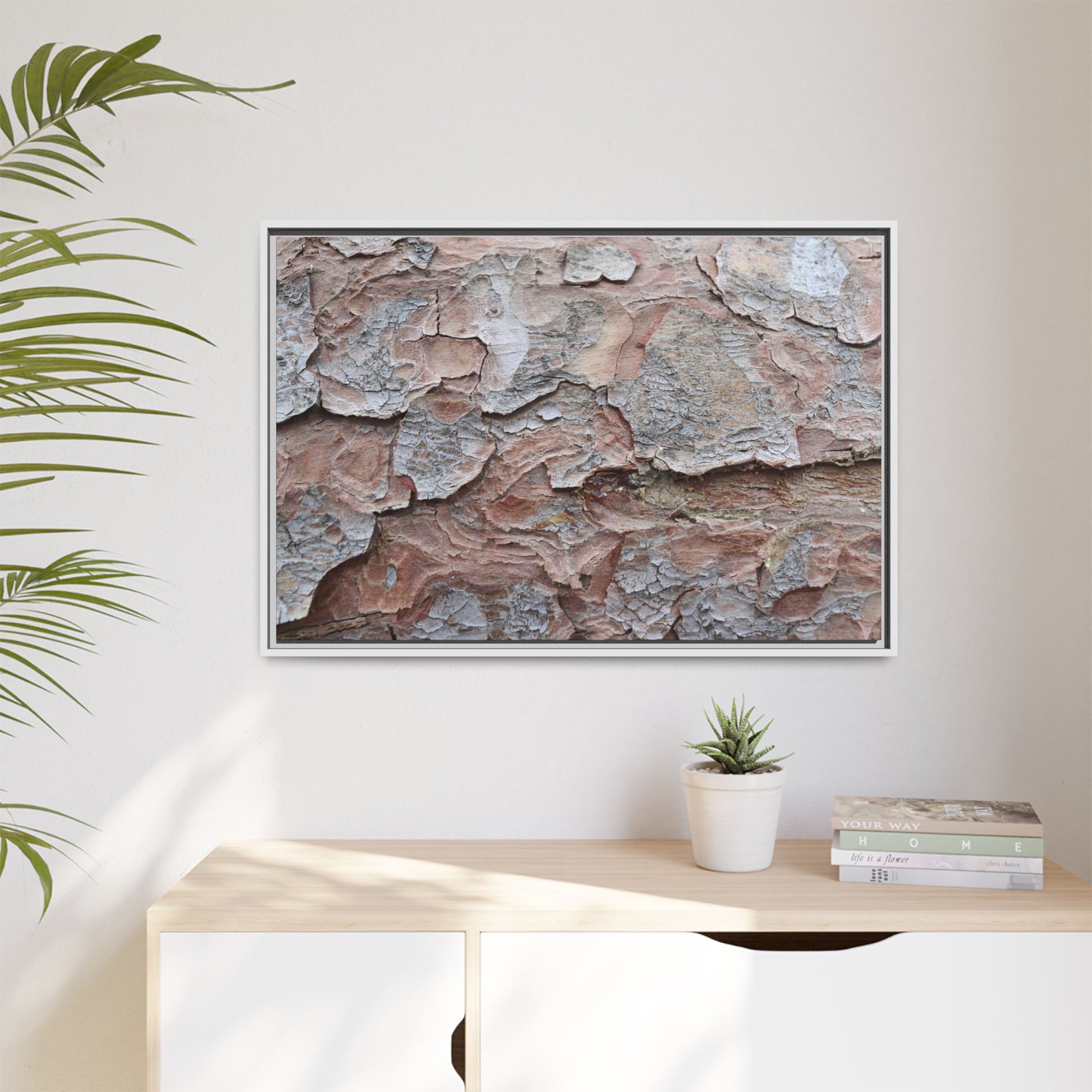 Flaking Serenity - Unique Stretched Canvas Wall Art - Art By Earth