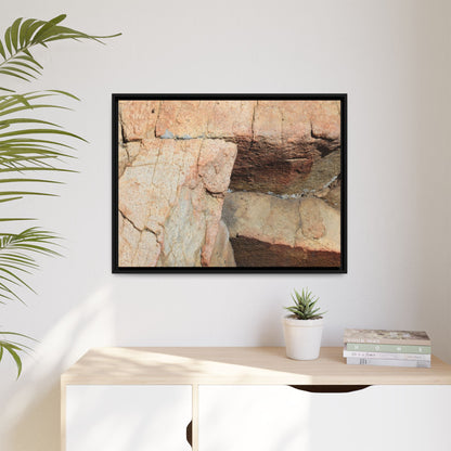Fractured Stone - Unique Stretched Canvas Wall Art - Art By Earth