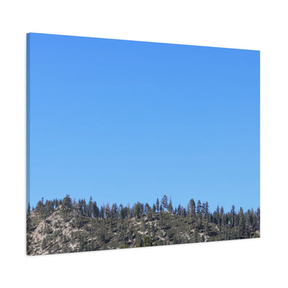 Mountain's Quiet Breath - Unique Frameless Canvas Wall Art