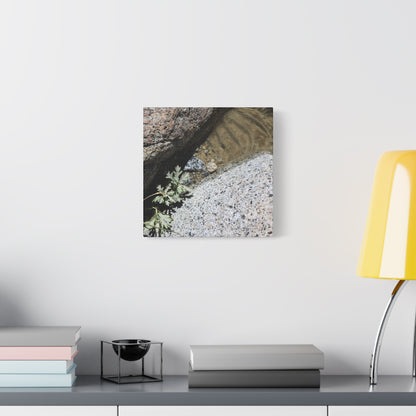 Between Stone and Sand - Unique Frameless Canvas Wall Art - Art By Earth
