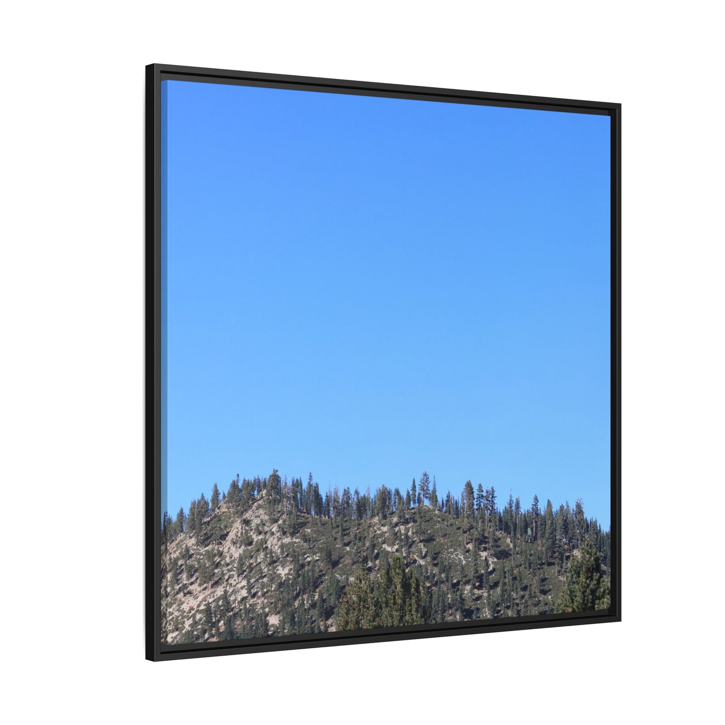 Blue Silence - Unique Stretched Canvas Wall Art