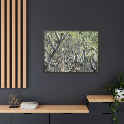 Prickly Paradise - Unique Stretched Canvas Wall Art - Art By Earth