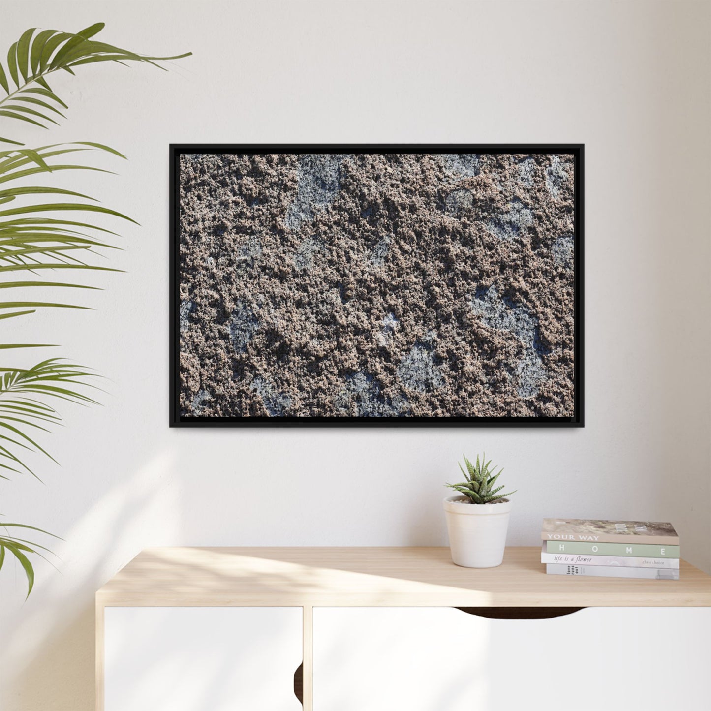 Textured Ground - Unique Stretched Canvas Wall Art
