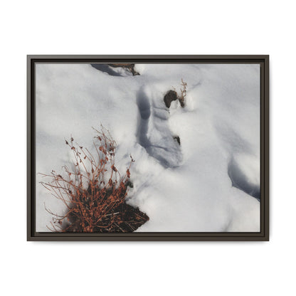 Frostbound Whispers - Unique Stretched Canvas Wall Art