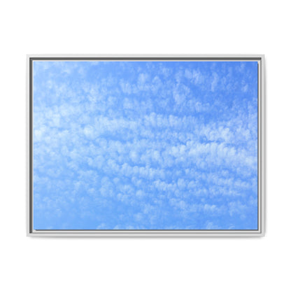 Wispy Blue Dreams - Unique Stretched Canvas Wall Art - Art By Earth