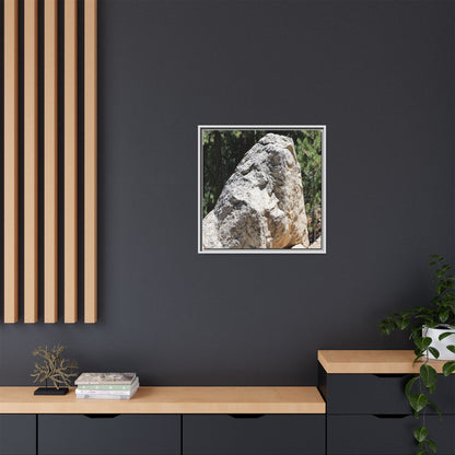 Stone's Silent Whisper - Unique Stretched Canvas Wall Art - Art By Earth