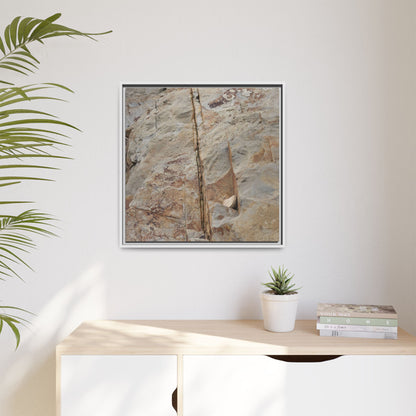 Sedimentary Symphony - Unique Stretched Canvas Wall Art - Art By Earth