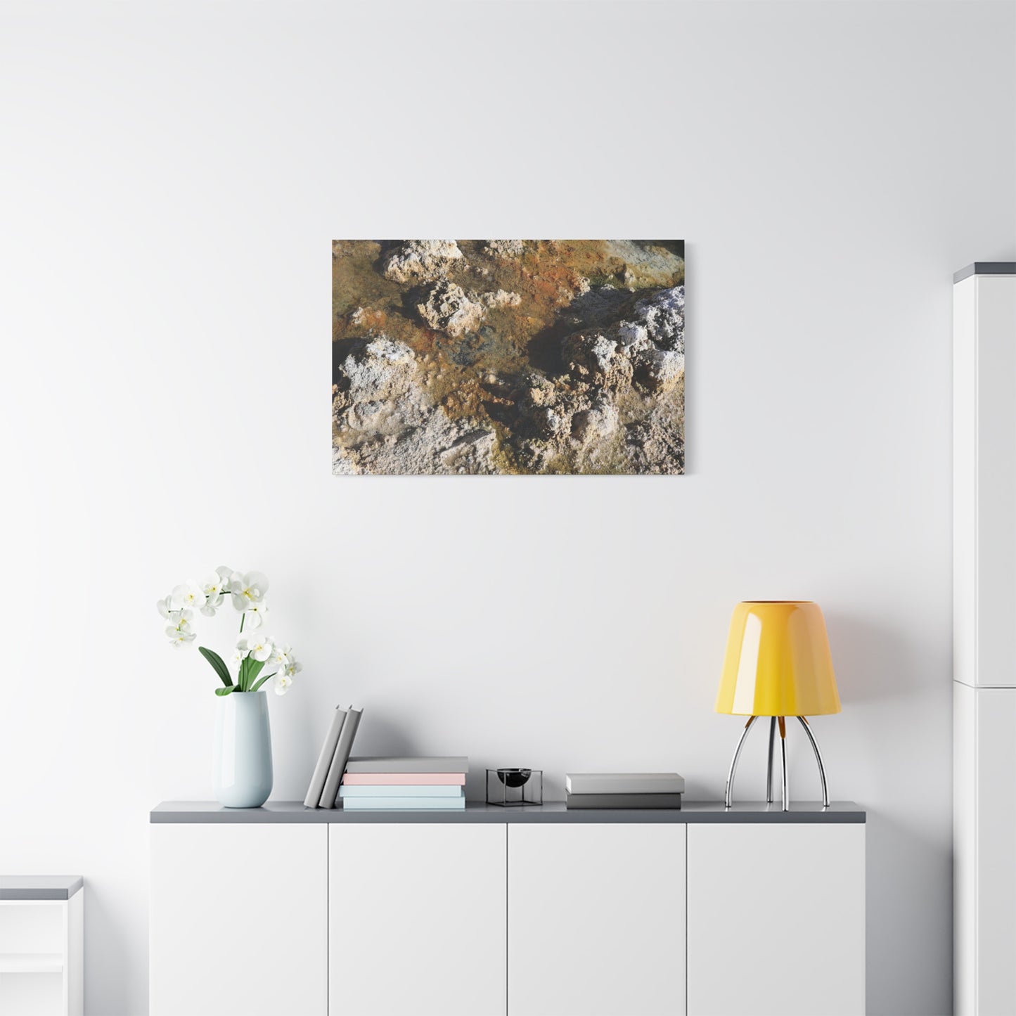 Mineral Landscape - Unique Frameless Canvas Wall Art