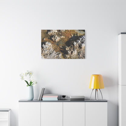 Mineral Landscape - Unique Frameless Canvas Wall Art