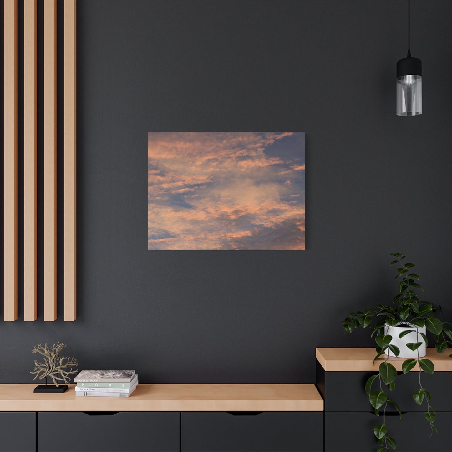 Sunset's Whispers - Unique Frameless Canvas Wall Art - Art By Earth