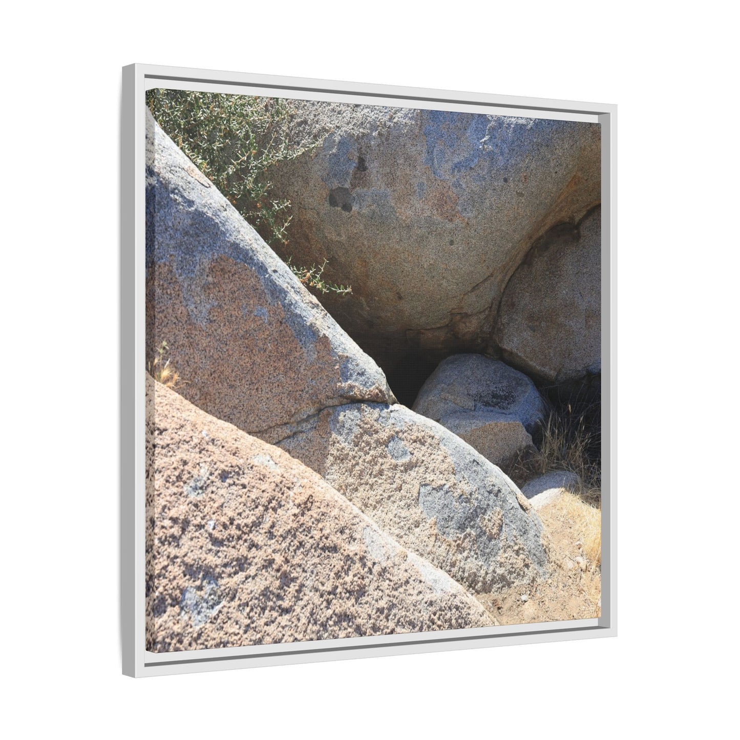 Boulder Shelter - Unique Stretched Canvas Wall Art