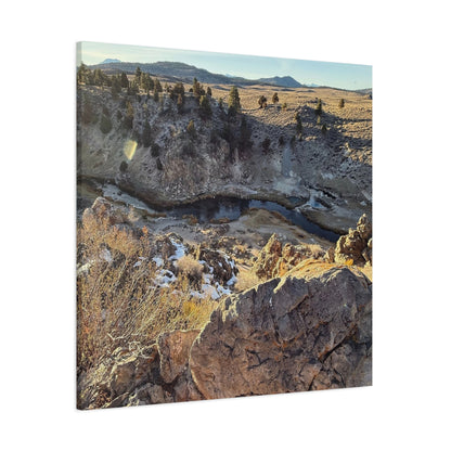 Canyon's Breath - Unique Frameless Canvas Wall Art