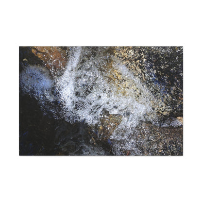Liquid Stone - Unique Frameless Canvas Wall Art - Art By Earth