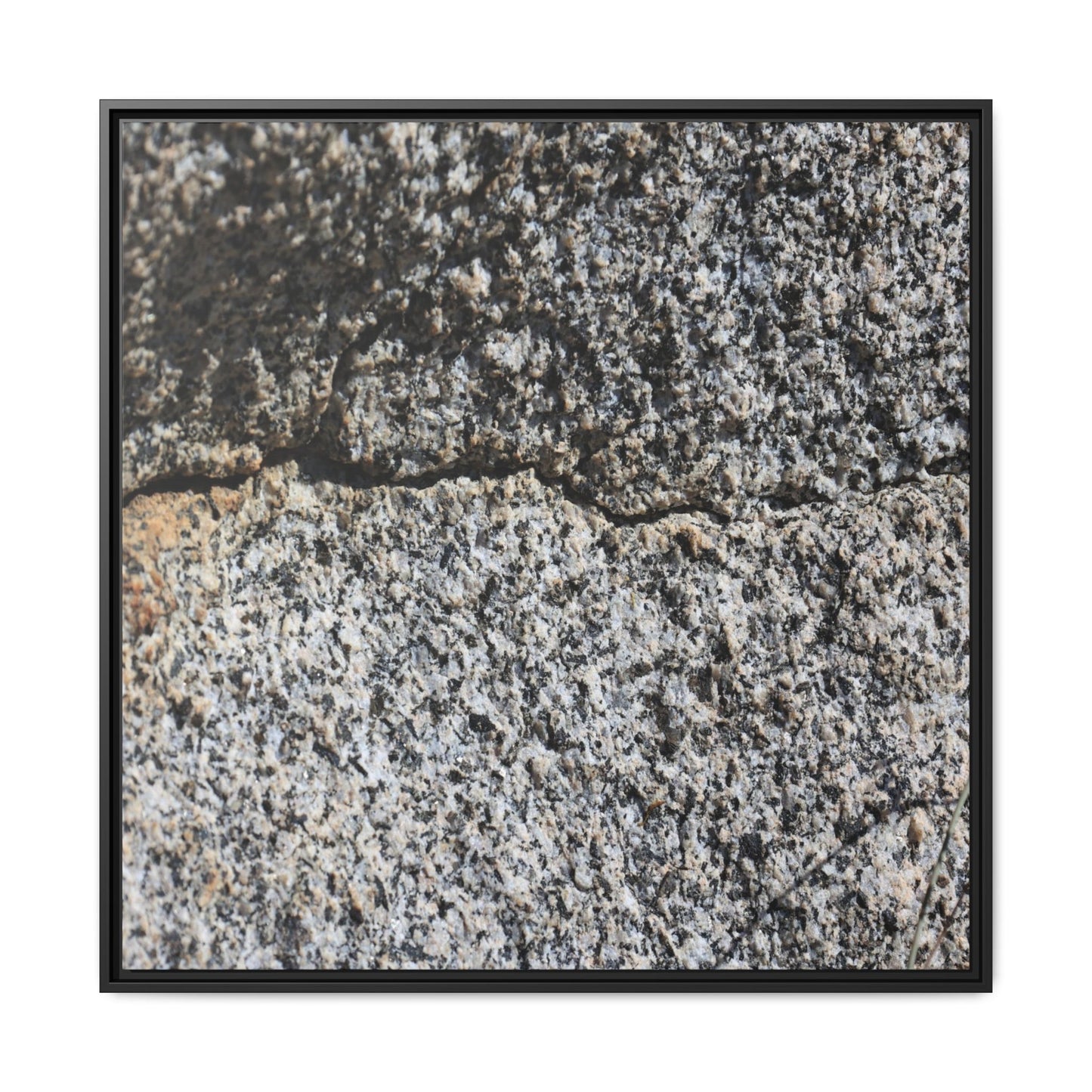Weathered Stone Surface - Unique Stretched Canvas Wall Art