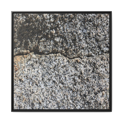 Weathered Stone Surface - Unique Stretched Canvas Wall Art