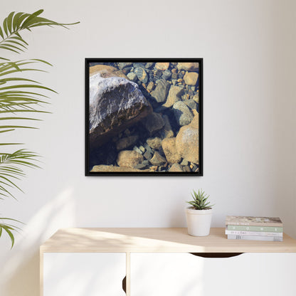 Stone Sanctuary - Unique Stretched Canvas Wall Art