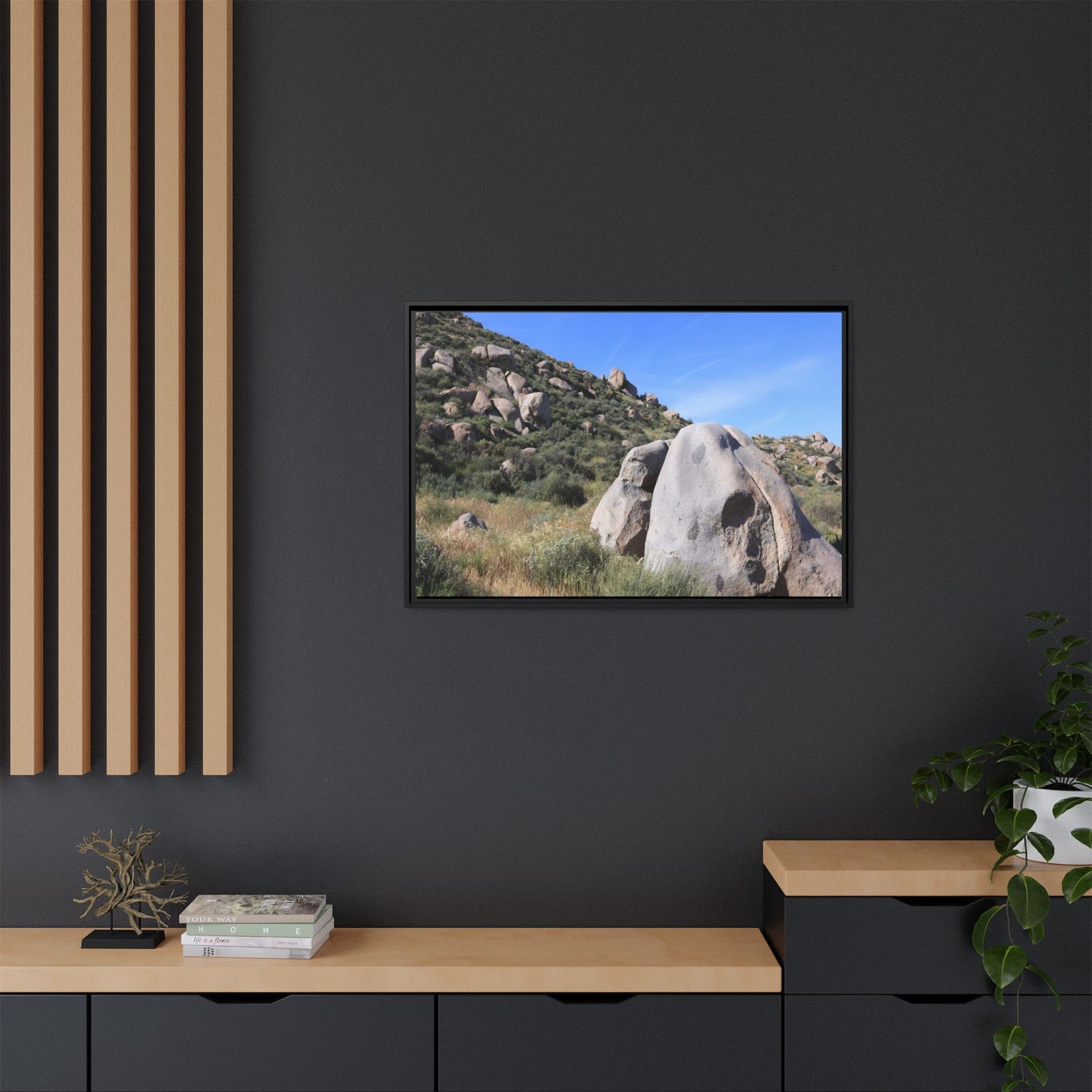 Ancient Stone Guardian - Unique Stretched Canvas Wall Art - Art By Earth