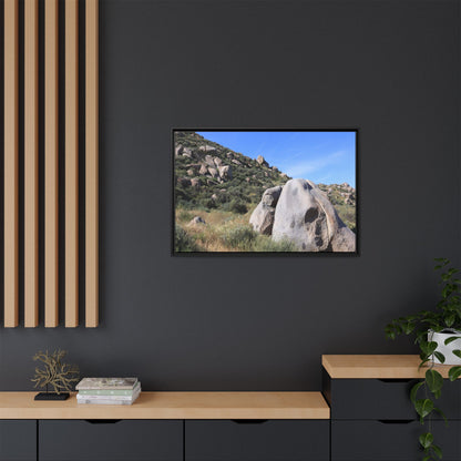 Ancient Stone Guardian - Unique Stretched Canvas Wall Art - Art By Earth