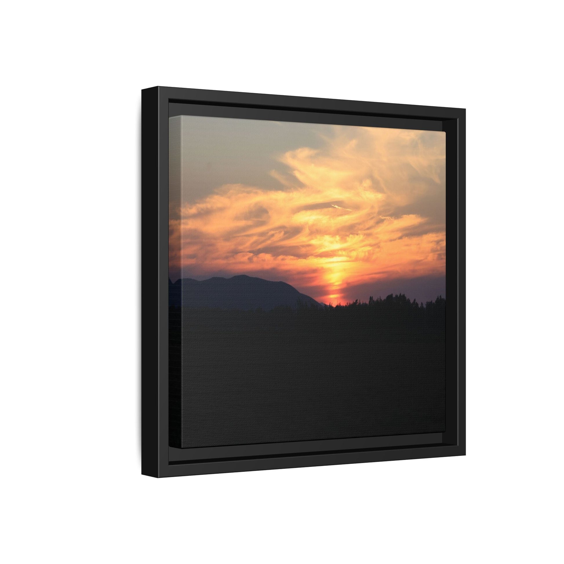 Gilded Horizon - Unique Stretched Canvas Wall Art - Art By Earth