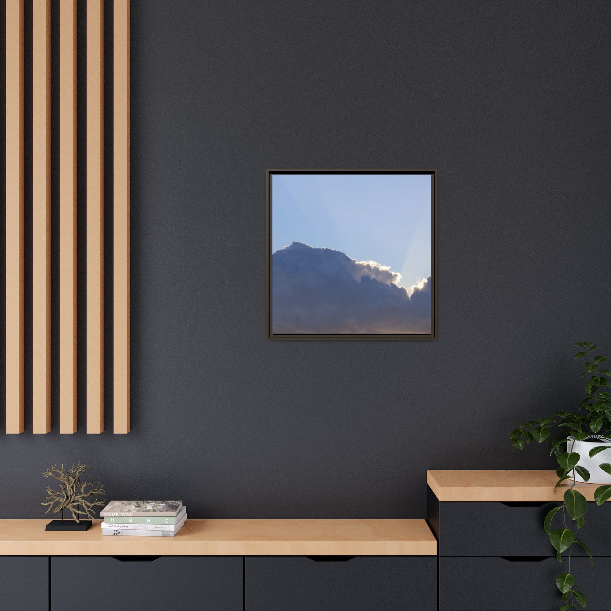 Cloud Divide - Unique Stretched Canvas Wall Art - Art By Earth