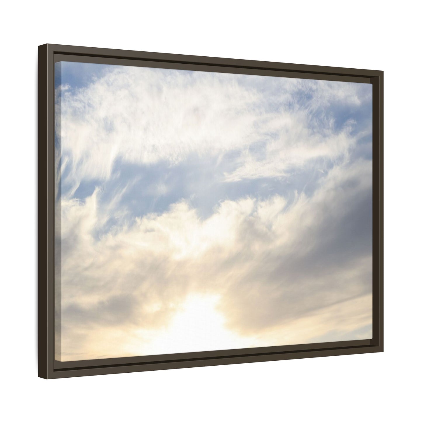 Sky's Ethereal Whisper - Unique Stretched Canvas Wall Art - Art By Earth