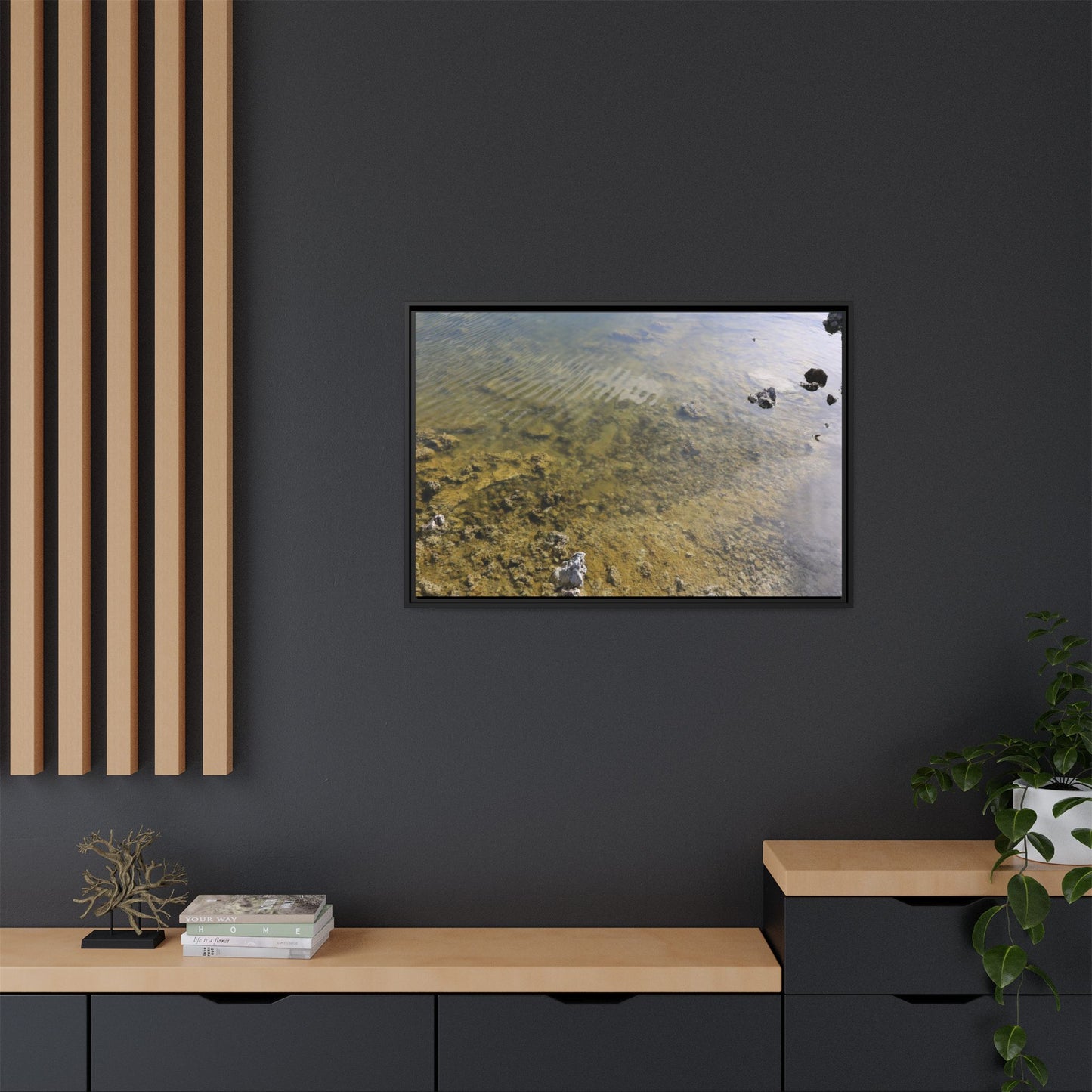 Ripples of Stone - Unique Stretched Canvas Wall Art