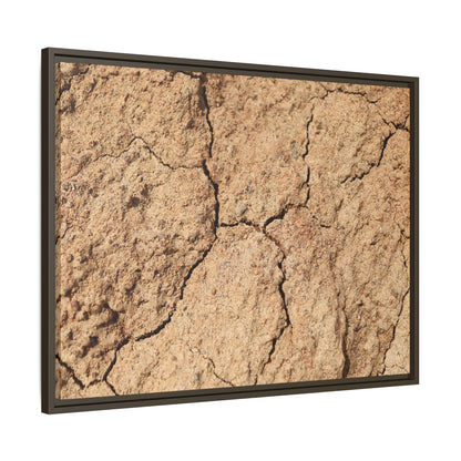 Parched Land - Unique Stretched Canvas Wall Art - Art By Earth