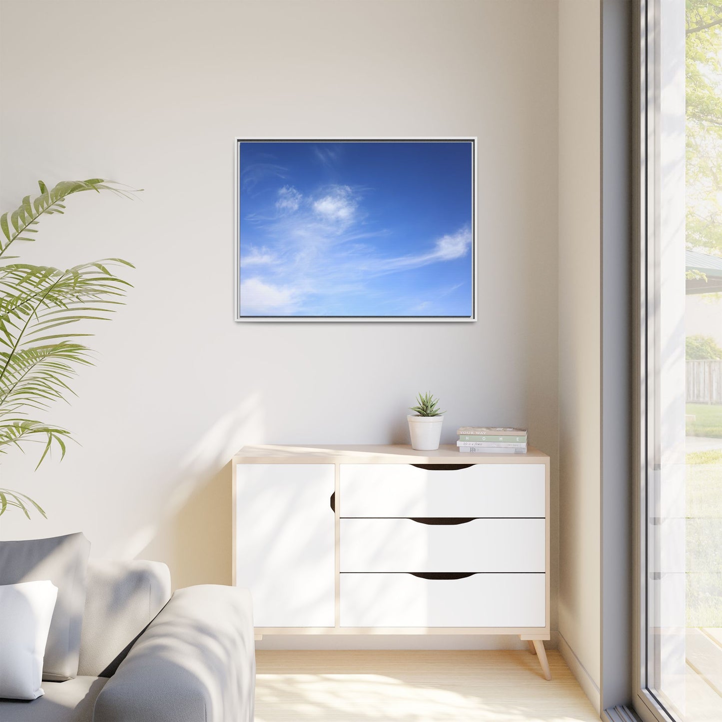 Blue Serenity - Unique Stretched Canvas Wall Art - Art By Earth