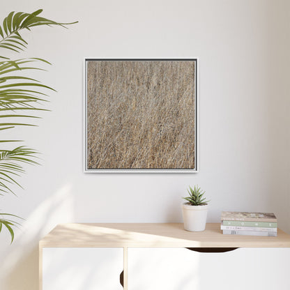 Dry Straw Symphony - Unique Stretched Canvas Wall Art - Art By Earth