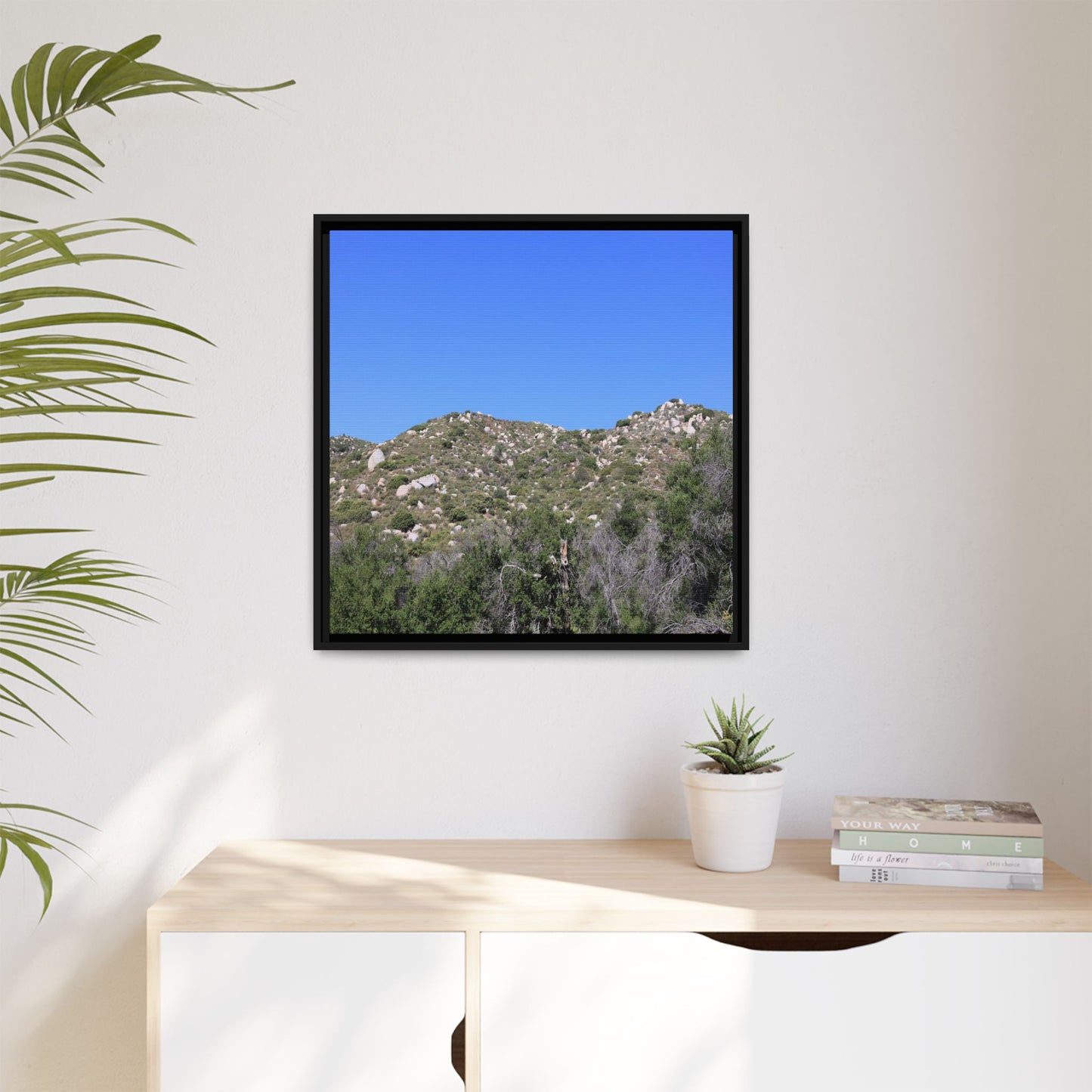 Sparse Vegetation - Unique Stretched Canvas Wall Art